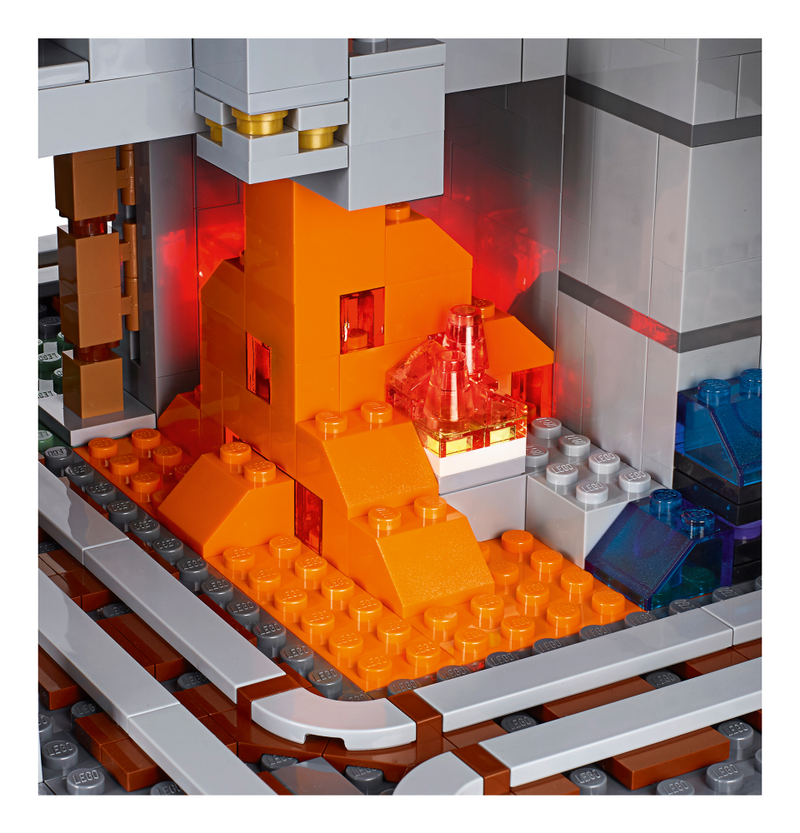 Illustration for article titled The $250 Mountain Cave Is The Biggest Lego Minecraft Set Yet